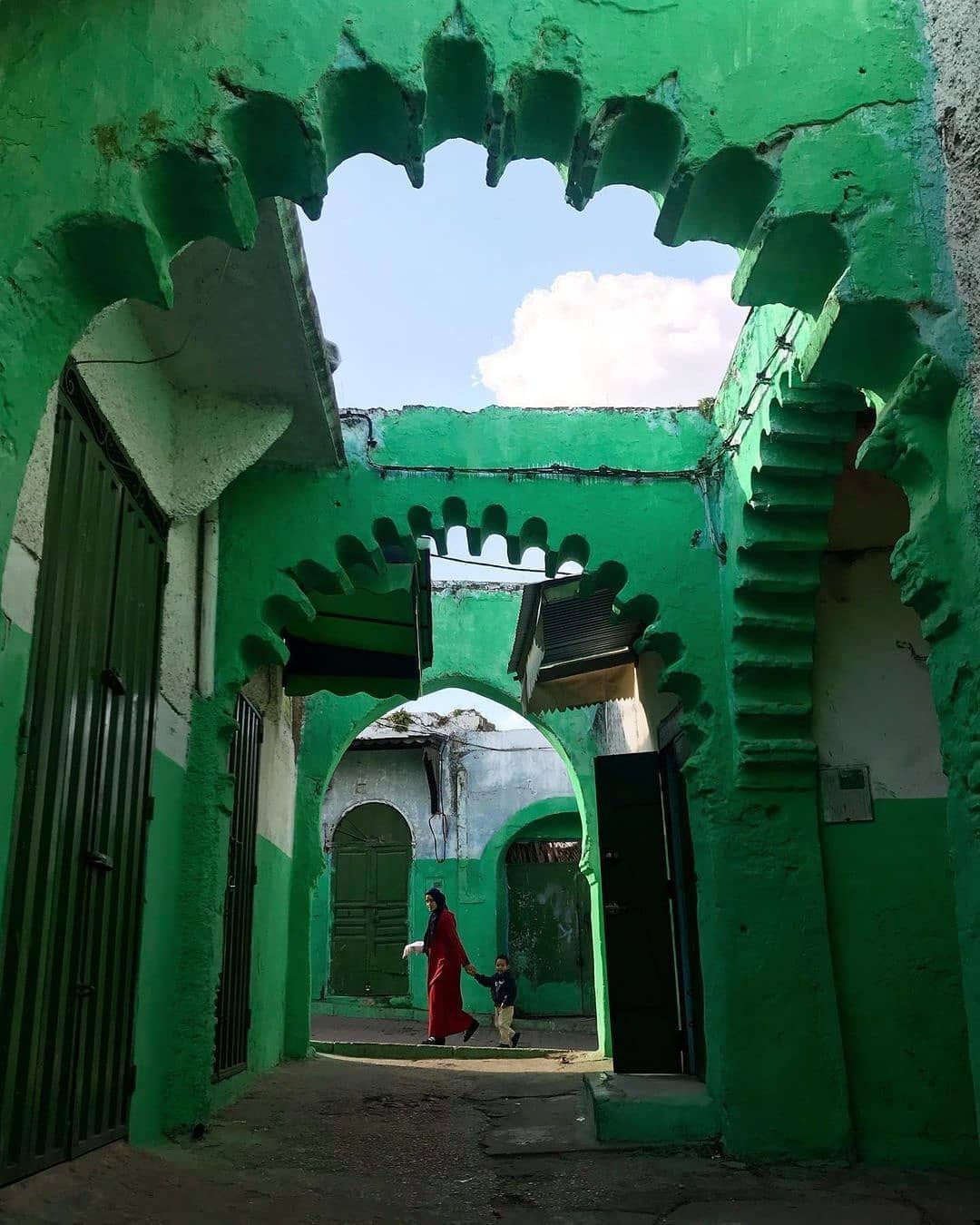 green morocco